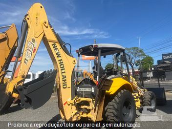 Retro Escavadeira New Holland B90B