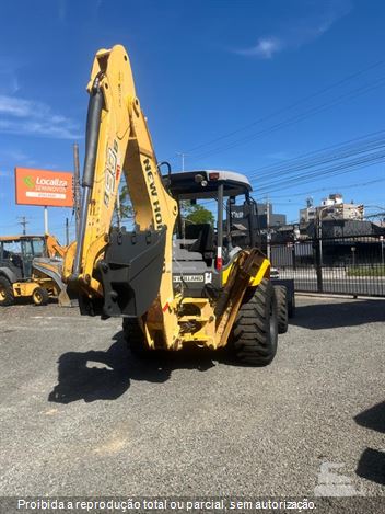Retro Escavadeira New Holland B90B