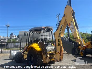 Retro Escavadeira New Holland B90B