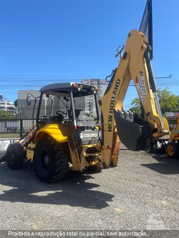 Retro Escavadeira New Holland B90B