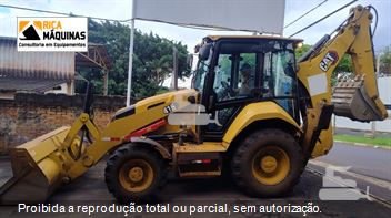 Retro Escavadeira Caterpillar 416