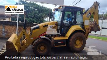 Retro Escavadeira Caterpillar 416