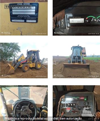 Retro Escavadeira John Deere 310L