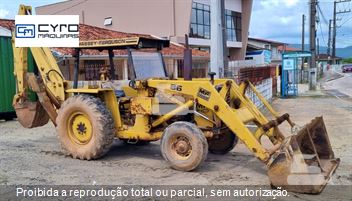 Retro Escavadeira Massey Ferguson MF86