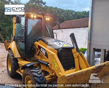 Retro Escavadeira Caterpillar 416E