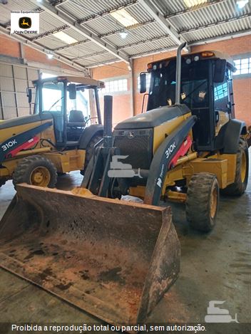 Retro Escavadeira John Deere 310K