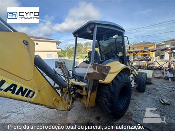 Retro Escavadeira New Holland LB110