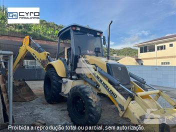 Retro Escavadeira New Holland LB110