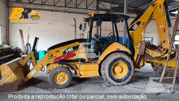 Retro Escavadeira Caterpillar 416E