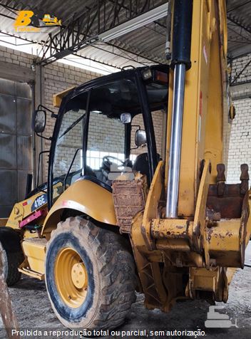Retro Escavadeira Caterpillar 416E