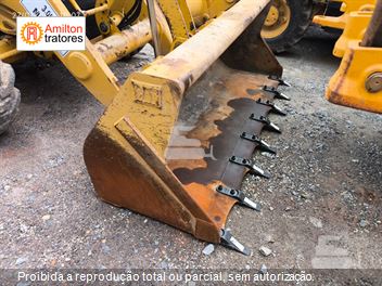 Retro Escavadeira Caterpillar 416F