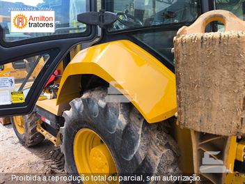 Retro Escavadeira Caterpillar 416F