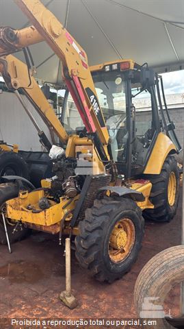 Retro Escavadeira Caterpillar 416E