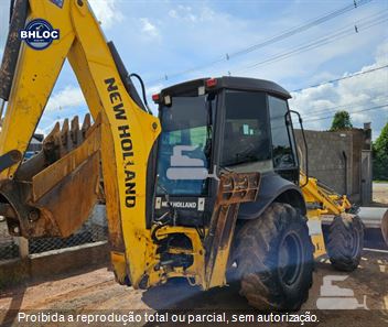 Retro Escavadeira New Holland B95B