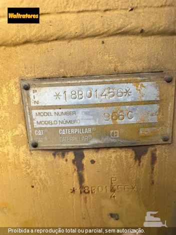 Pá Carregadeira Caterpillar 966C