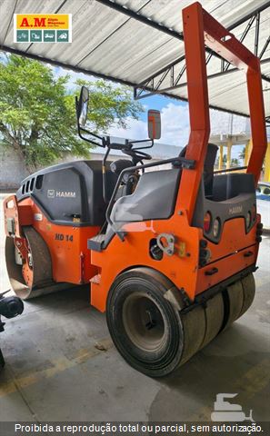 Rolo Compactador Hamm HD 14 VT