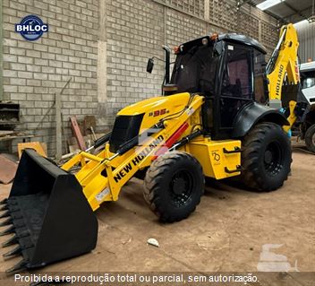 Retro Escavadeira New Holland B95B