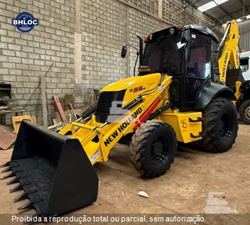 Retro Escavadeira New Holland B95B