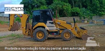 Retro Escavadeira Caterpillar 416
