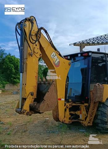 Retro Escavadeira Caterpillar 416