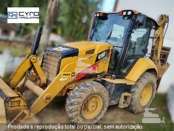 Retro Escavadeira Caterpillar 416F2