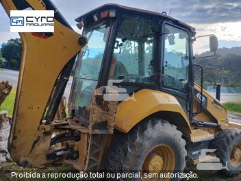 Retro Escavadeira Caterpillar 416F2