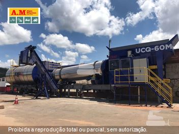 Usina de Asfalto Emaq UCQ 60M