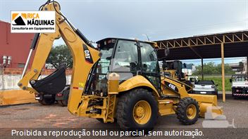 Retro Escavadeira Caterpillar 416E
