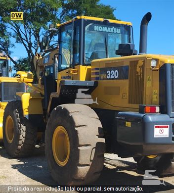 Pá Carregadeira Komatsu WA320