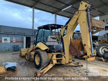 Retro Escavadeira Caterpillar 416E