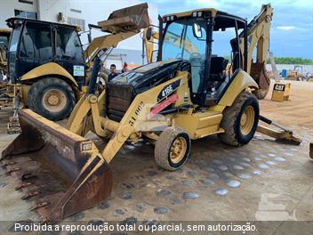 Retro Escavadeira Caterpillar 416E