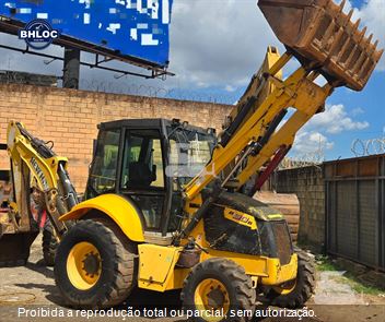 Retro Escavadeira New Holland B90B