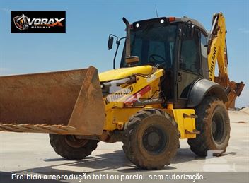 Retro Escavadeira New Holland B95B