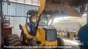 Retro Escavadeira Caterpillar 416