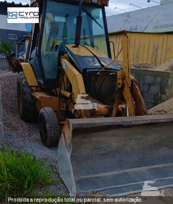 Retro Escavadeira Caterpillar 416D