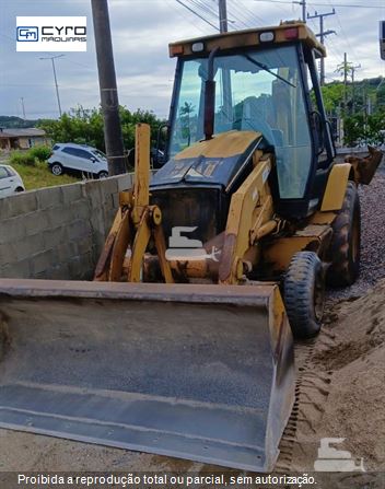 Retro Escavadeira Caterpillar 416D