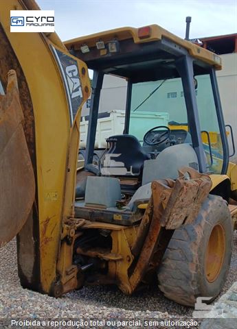 Retro Escavadeira Caterpillar 416D