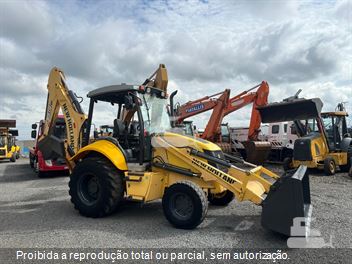 Retro Escavadeira New Holland B90B