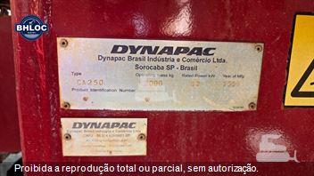 Rolo Compactador Dynapac CA250