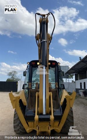 Retro Escavadeira Caterpillar 416E