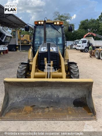 Retro Escavadeira Caterpillar 416E