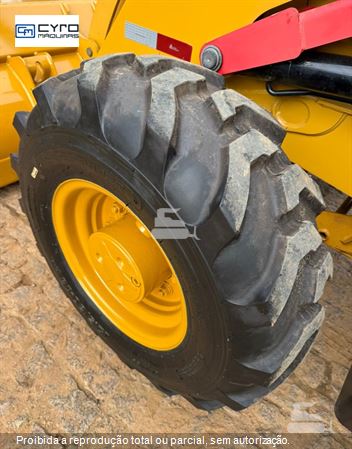 Retro Escavadeira Caterpillar 416F2