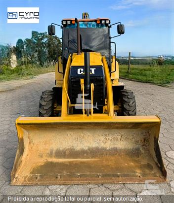 Retro Escavadeira Caterpillar 416F2