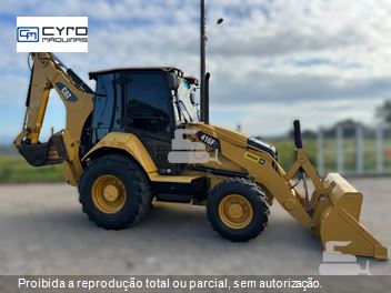 Retro Escavadeira Caterpillar 416F2