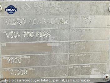 VibroAcabadora Bomag VDA 700 MAX