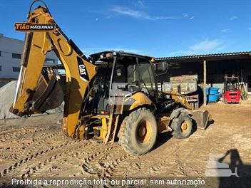 Retro Escavadeira Caterpillar 416E