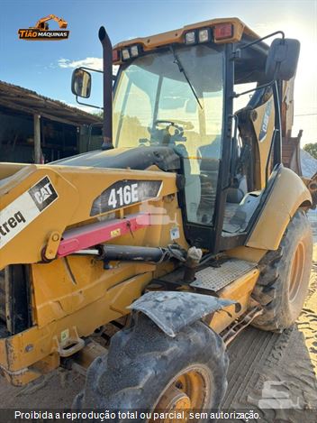 Retro Escavadeira Caterpillar 416E