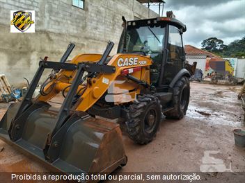 Retro Escavadeira Case 580N