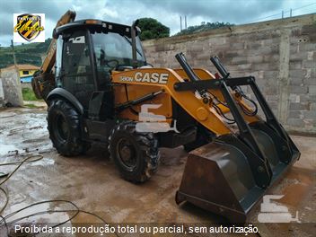 Retro Escavadeira Case 580N