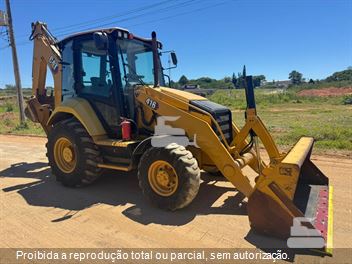 Retro Escavadeira Caterpillar 416
